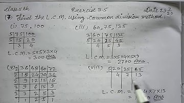 Chapter 3 exercise 3.5 for class 5