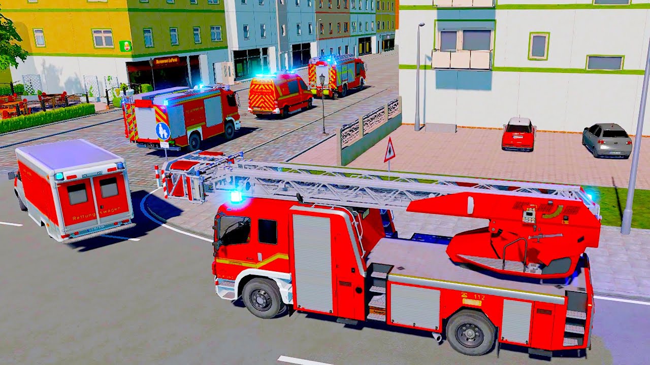 Xe Cứu hỏa Đội Cứu Hộ Chữa Cháy khẩn Cấp _Emergency Call 112 – The Fire Fighting Simulation
