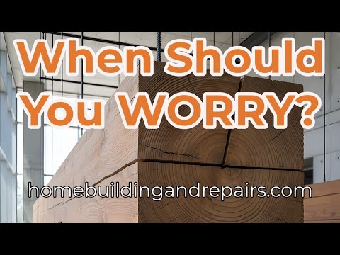 Is That Crack in Your Wood Beam DANGEROUS? - Splits and Checks