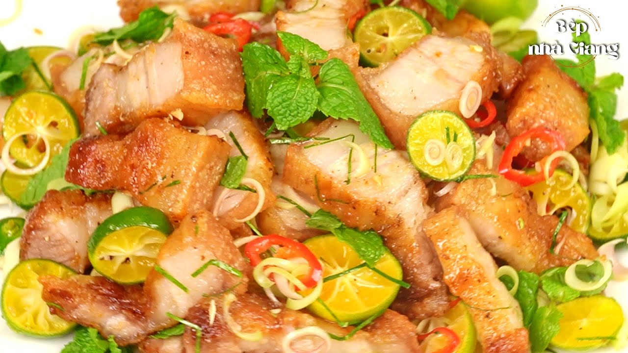 Thêm mẹo này Thịt ba rọi lắc sả tắc thơm ngon đậm đà mà vẫn giòn tan ...