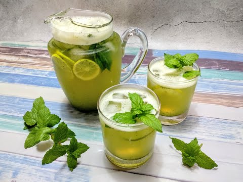 Lime Mint Juice - Juice Jeruk Nipis Mint ala Cafe