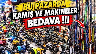 Bit Pazarında Sudan Ucuz Olta malzemeleri. Kamış ve Makineler. #balıkavı