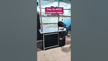 4/2 computer table particle board only Rs.4000 #computertable #furniture #viral #shorts #trending#mp