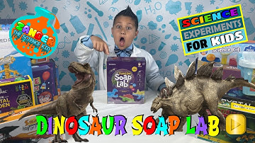 How To Make Soap: Dinosaur Soap Lab Science Kit For kids - DIY - Educational