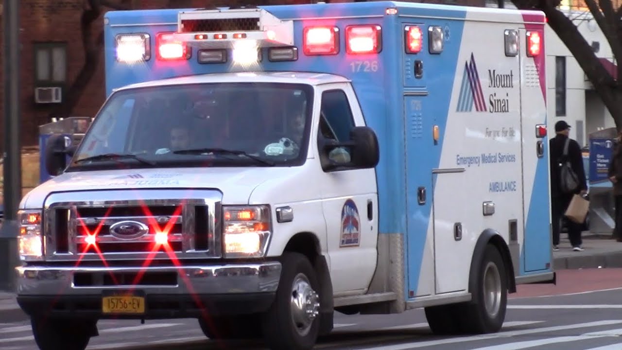 Mount Sinai ambulance responding YouTube