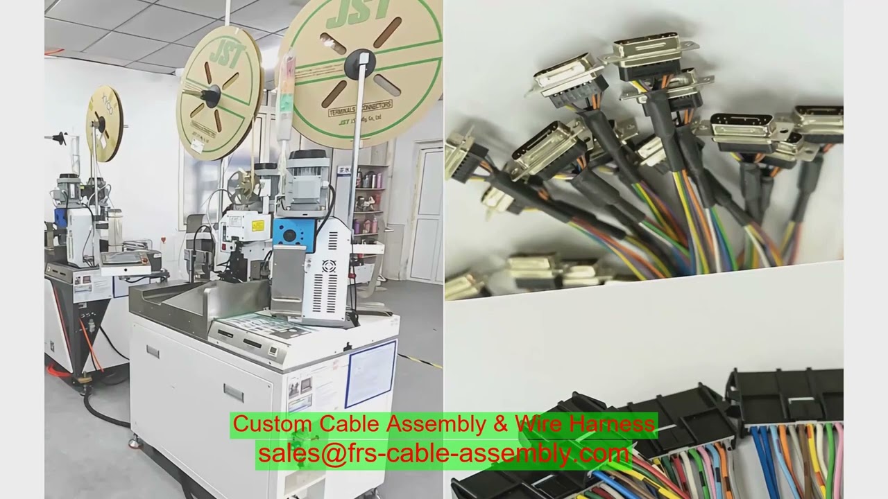 wire harness zip ties High-Fiber Count Cable Harness Electric Cable Harness Producer cable assembly