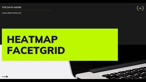 Heat Map Facet Grid in Python| Part 11| Visualization in Python | The Data Monk