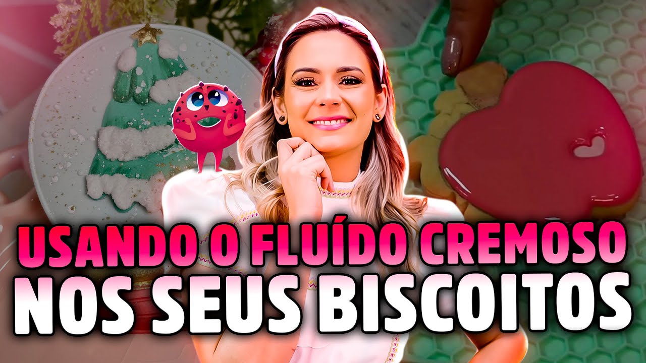 O segredo para usar o fluído cremoso em seus biscoitos decorados