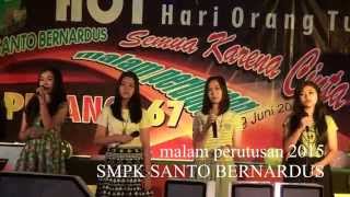 HOT (Hari Orang Tua)....Greety, Fiona, Jenifer, Ayu