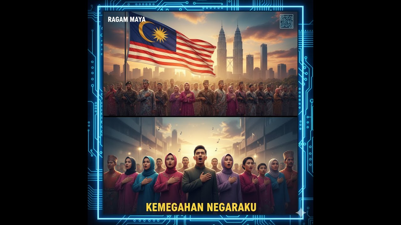 Kemegahan Negaraku - AI Majestic Remaster (Original Lyrics) | Lagu Patriotik Klasik | Ragam Maya