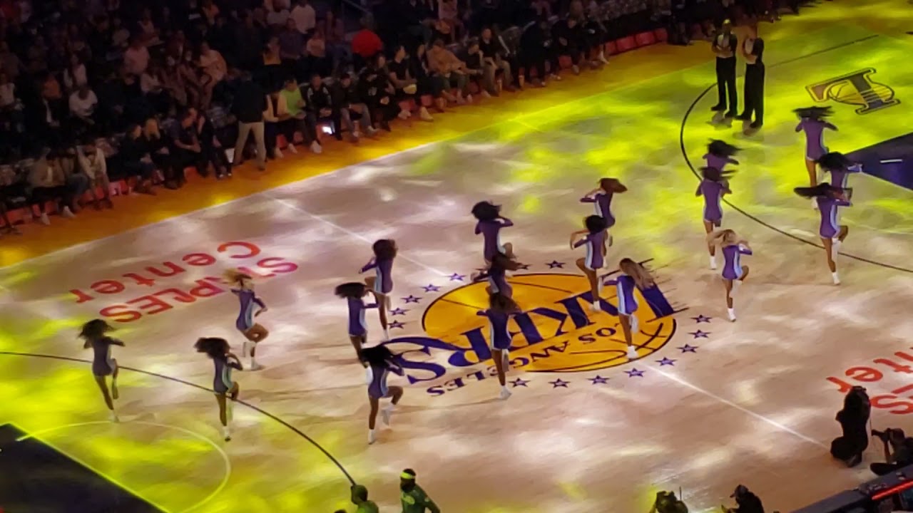 "Laker Girls" performance  11/12/2021 "Staples Center"
