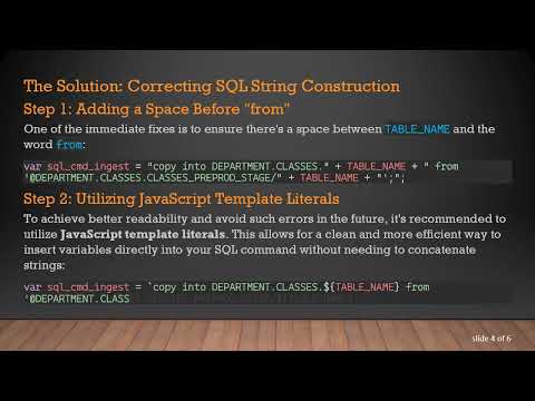Escaping Single Quotes in Snowflake Stored Procedures: A Guide