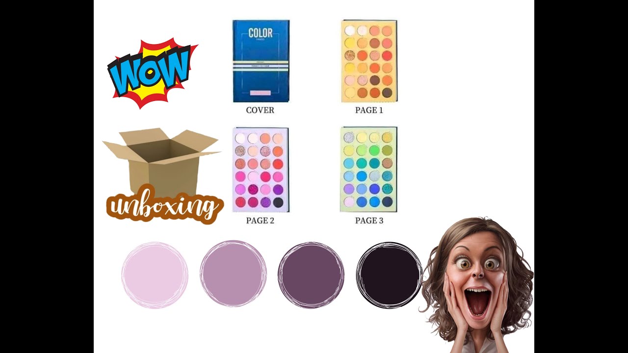 Unboxing of Beauty Glazed Eyeshadow Book Palette