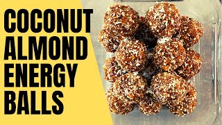 Coconut Almond Energy Balls | Almond Energy Balls
