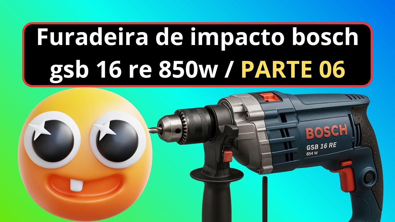 Furadeira de impacto bosch gsb 16 re 850w: Parte 06