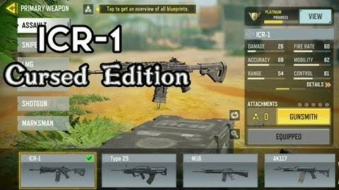 Call of Duty Mobile: ICR-1 | Cursed Edition