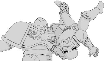 Space Marine and Stormtrooper FIGHT | Animatic