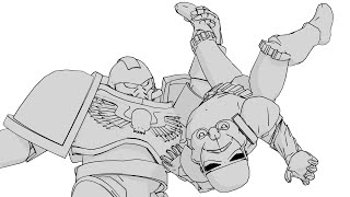Space Marine and Stormtrooper FIGHT | Animatic