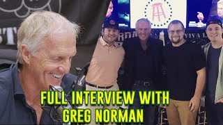 Famous Greg Norman Sits Down With The Fore Play Podcast To Talk Golf Profile
