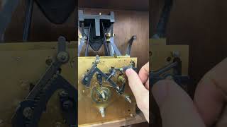 200 year old clock bell power less technology grandfather time antique #shortvideo #shorts