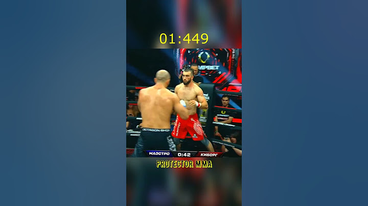 Мухаммад Калмыков vs Хамзат Куриев Маэстро. Нокаут! #мма #бой #нокаут