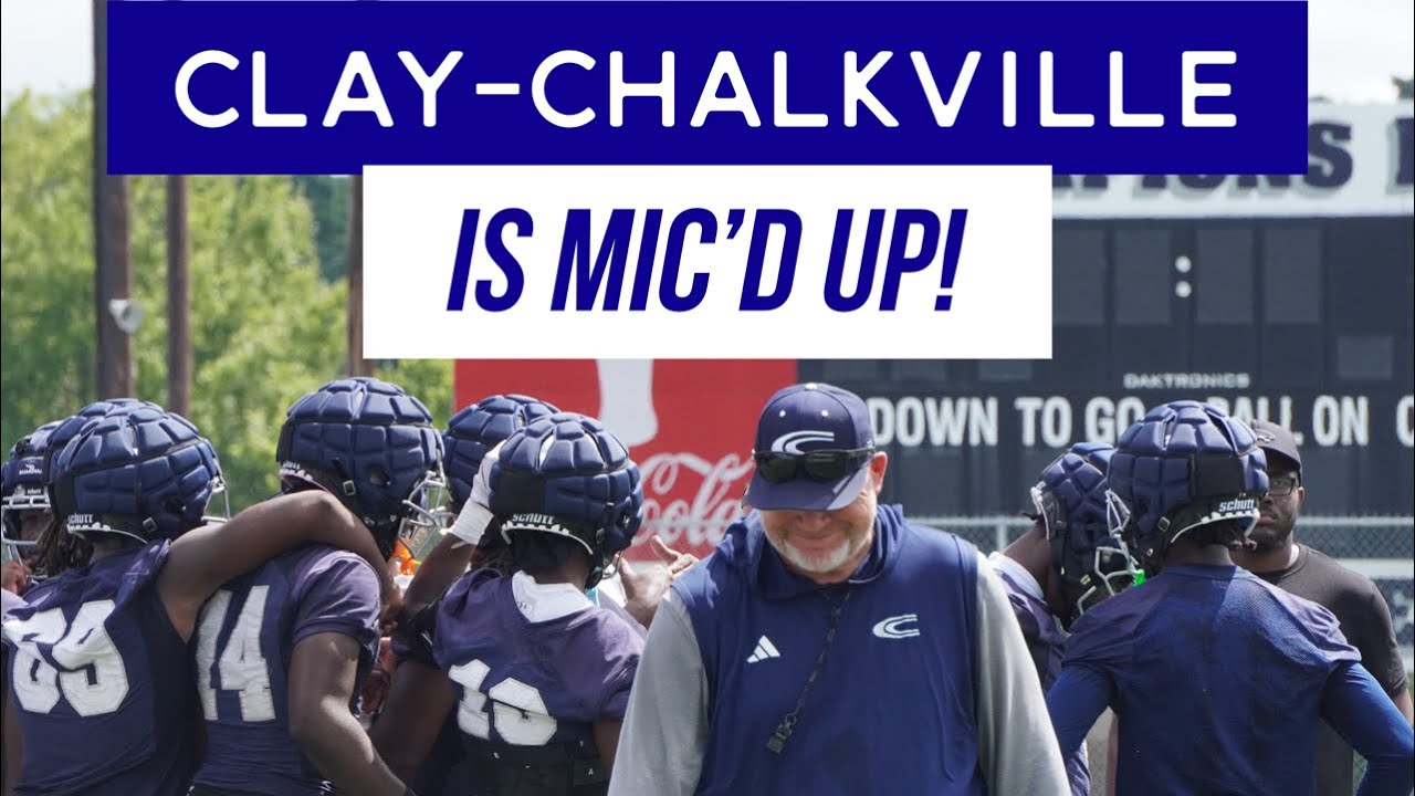 I mic'd up Clay-Chalkville football players and coaches at practice!