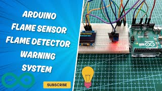 Arduino Flame Sensor Project | Real-Time Fire Detection with OLED Display Output || Arduino Project