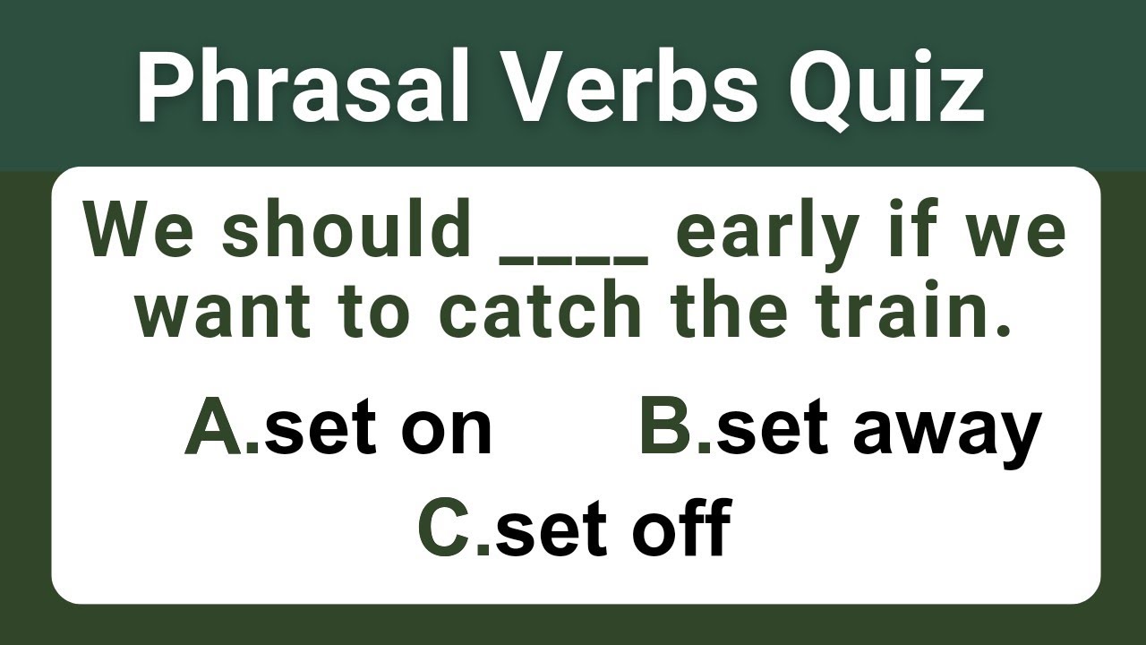 Level Up Your English: Phrasal Verbs Challenge | - YouTube