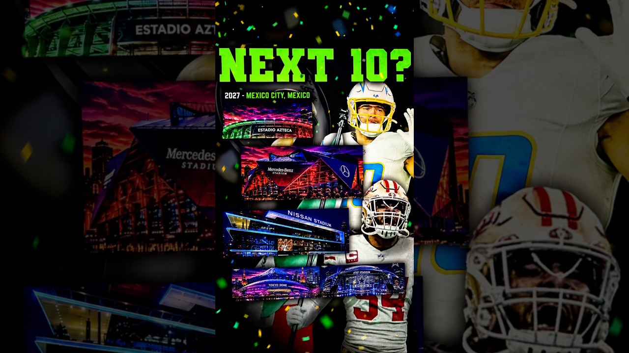 WATCH: 👀Next 10 SUPER BOWL LOCATIONS?!