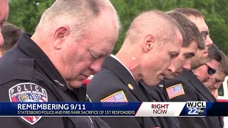 Statesboro first responders hold 9/11 remembrance ceremony