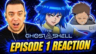 FIRST TIME WATCHING ANY GHOST IN THE SHELL! | The Ghost In The Shell Episode 1 REACTION