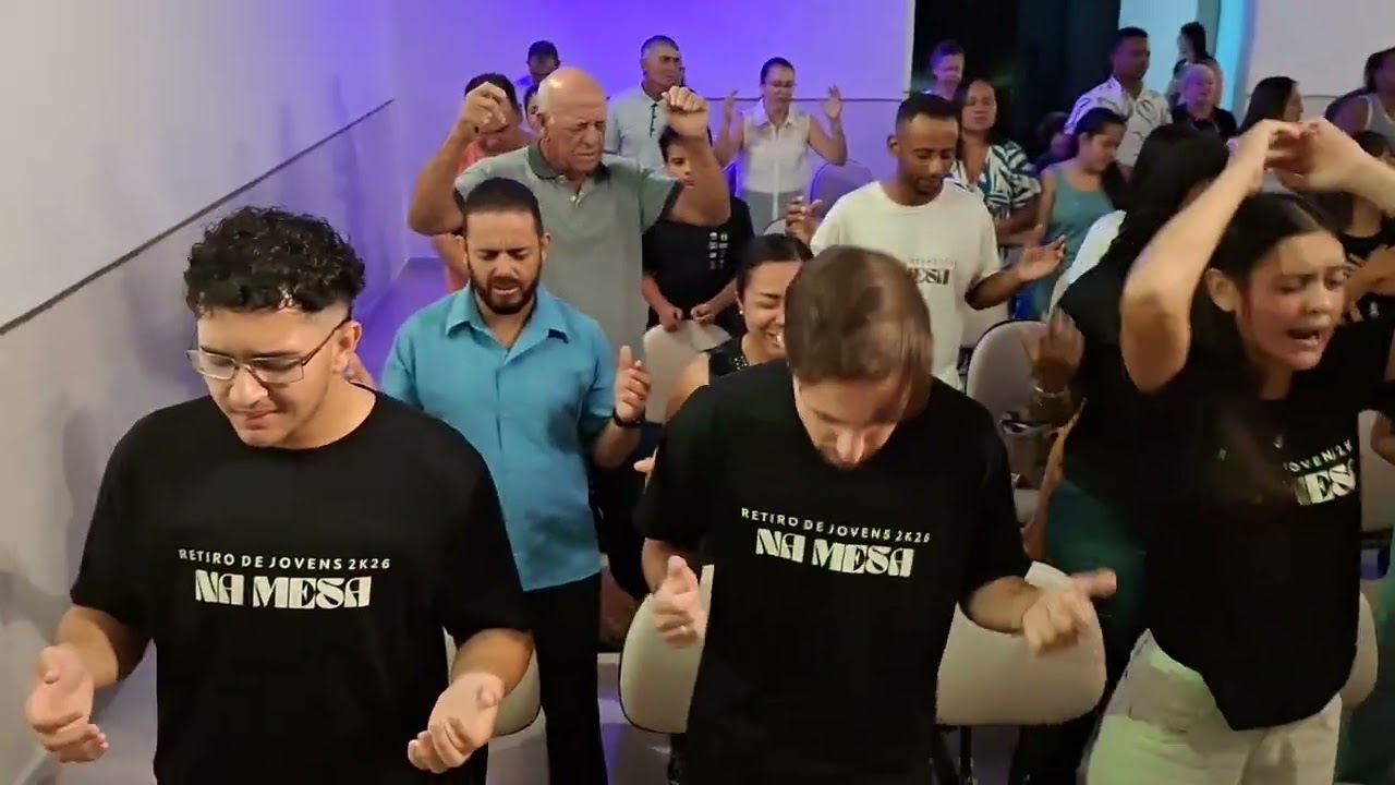 Culto depois do acampamento dos jovens 