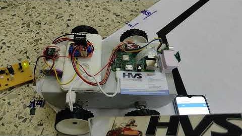 Self driving car with lane detection and obstacle detection using Raspberry pi OpenCV explanation