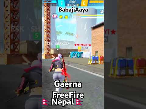 🔥BabajiAaya💥 free fire gaming shorts viral kaise kare#freefire 🇳🇵#nepal 🇳🇵