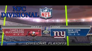 "Buccaneers vs Giants DIVISIONAL ROUND! | Madden NFL 12 2025 Mod | PCSX2 Playoff Battle"