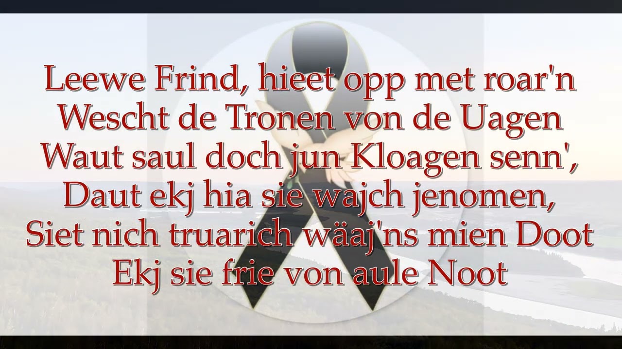 Wan de Har die Von hia Roopt George Schmidt