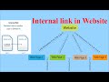 How to create Internal link in Website.