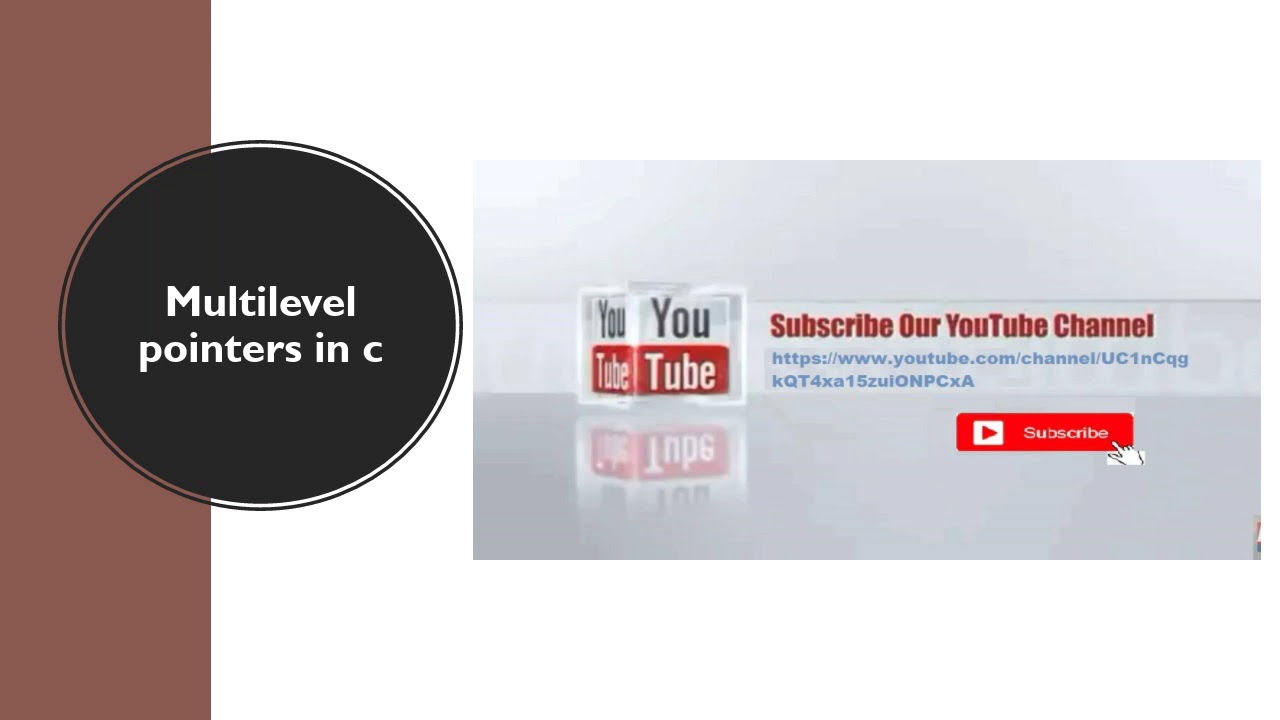Multi level pointers in C program(see description for more) - YouTube