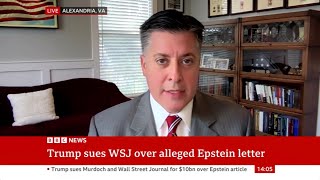Joseph Moreno Appears on BBC News to Discuss Epstein Case (Jul 19 2025)