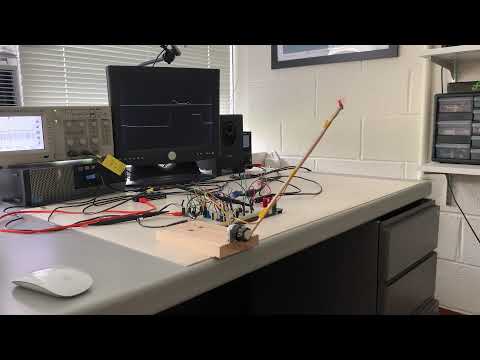 PID control of 1D helicopter with RP2040 (Raspberry Pi Pico)
