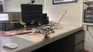 PID control of 1D helicopter with RP2040 (Raspberry Pi Pico)