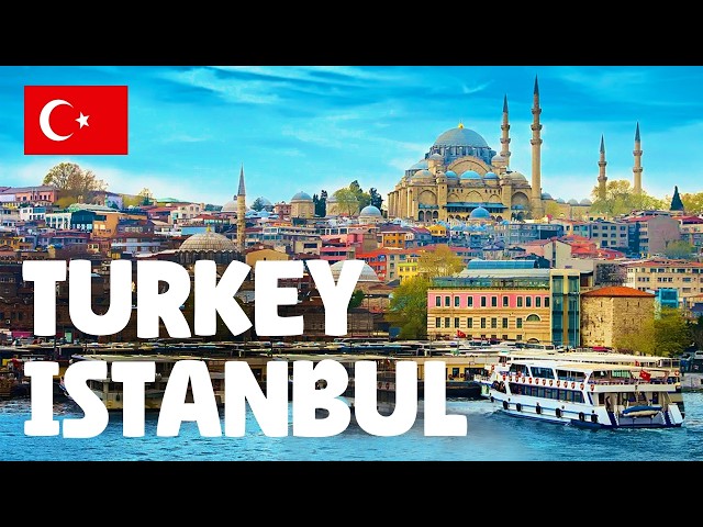 Travel vlog - Istanbul, Turkey — Walking Tour 4K 🇹🇷