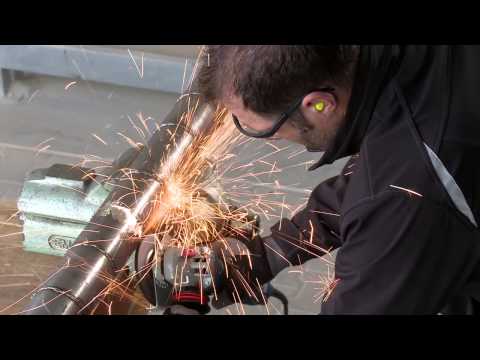 Ugaona brusilica Bosch GWS 13-125 CIE , 1.300 W - video 11
