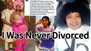 I Was Never Divorced” — Woman Makes Shocking Claims About Mercy Johnson’s Husband