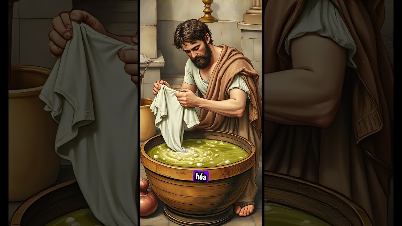 Ancient Romans used URINE to... wash clothes? 🤔💦 