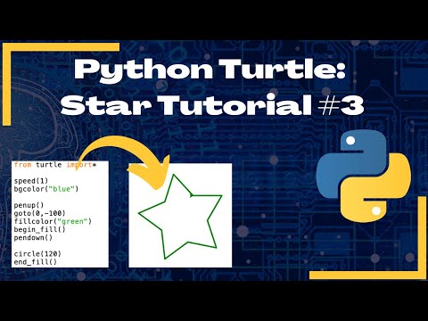 [Ep.3] Creating a Star with Python Turtle | Tutorial