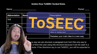 ToSEEC Guided Notes