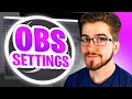 Best obs studio settings for streaming  recording 2023 tutorial