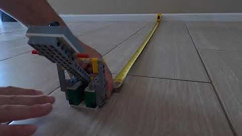 LEGO Catapult Version #1 Testing Example