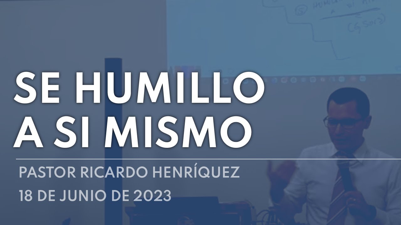Se humillo a Si mismo